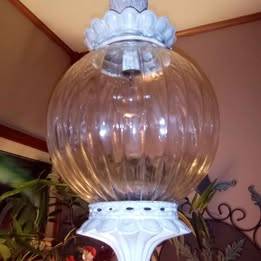 REDUCED!! MCM Rare Pineapple Hanging Lamp 1
