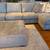 sectional Sofa with ottoman and pillows 1 thumbnail