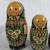 Russian Matryoshka Beautifully Hand Painted Nesting Dolls 5 Pc. Signed 2 thumbnail