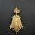 Elegant Antique Victorian Style 14k Solid Gold and Diamond Pendant 6 thumbnail
