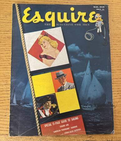 Vintage Esquire Magazine May 1949 1