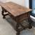 Vintage SPANISH REVIVAL Trestle Console Table Desk Sideboard 9 thumbnail