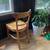 Antique solid wood chair 2 thumbnail