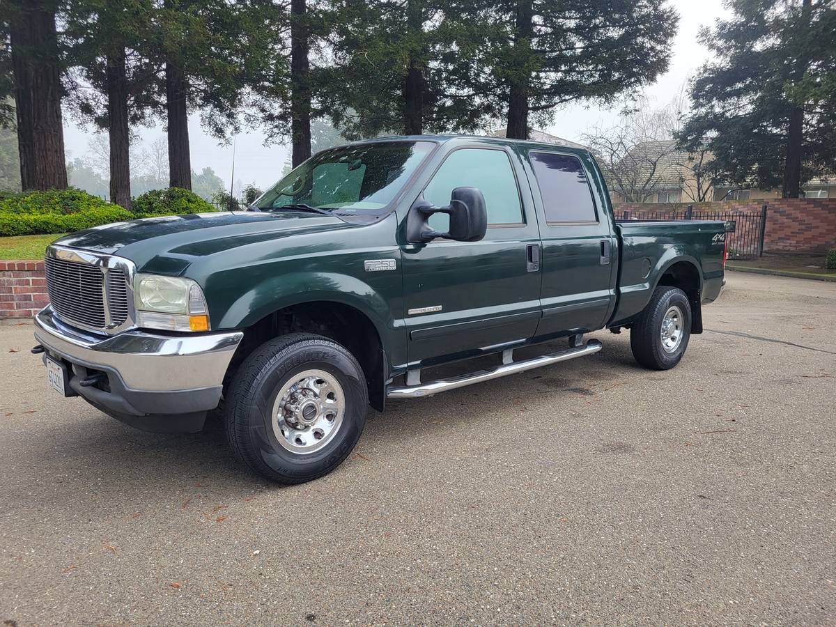 2002 FORD F250 XLT 7.3 CREW CAB 4X4
