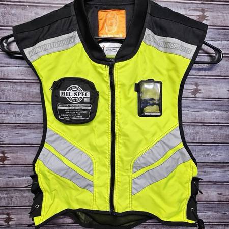 [REGULAR] | ICON Mil-Spec Mesh Motorcycle Vest Hi-Vis Reflective 1