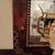 Asian Brown hand painted DRUM COFFEE TABLE 8 thumbnail