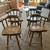 4 Solid Wood Swivel Bar Stools 1 thumbnail