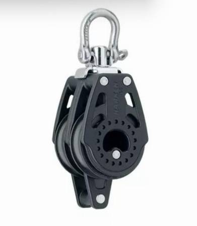 Harken 40mm Double Block - Swivel, Becket 1