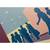 Post Modern "Silhouettes" Silk Screen 1980s Signed 3 thumbnail