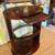 BOMBAY CO. (2005) Accent End Table- Oval-Shape, 3-Tier, Wood & Glass- $135 FIRM 4 thumbnail