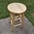 24" Tall Wood Stool 1 thumbnail