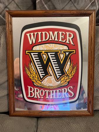 Widmer Brothers Mirror - 18”w x 22”h 1