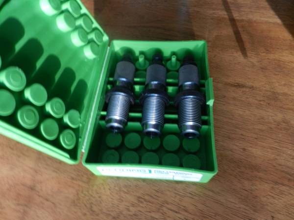 Reloading Three Dies Set and Cases-Brass 1