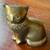 Holloware Cast Brass Cat Figurine 10 thumbnail