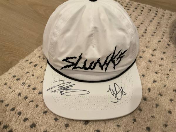 Slunks hat signed by Tj Defalco and Kyle Ensing 1