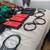 5 docking stations with 5 power cords and 5  usb c cables. 4 thumbnail