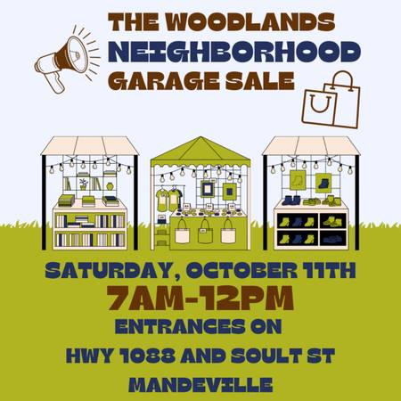 The Woodlands Neighborhood Garage Sale 1