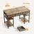 BEAUTIFUL RARE WOOD DESK MODERN 1 thumbnail
