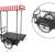 24" Tire Black Tricyle Vending Cart Ice-cream Wagon Flower Cart Kiosk 4 thumbnail