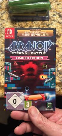 Nintendo switch new sealed limited edition arkanoid 1