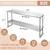 Double Overshelf of Stainless Steel 12'' x 60'' Weight Capacity 400lb, 3 thumbnail