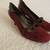 Franco Sarto heels red velvet 7 1/2 women's shoes 13 thumbnail