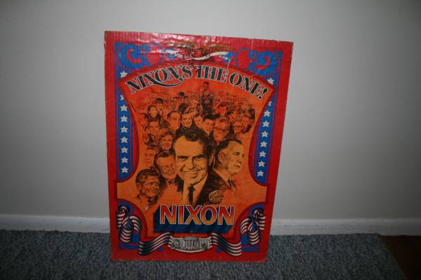 NIXON POSTER - 1968 ORIGINAL 1