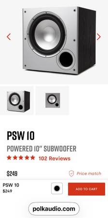 WTT POLK AUDIO 10” POWERED SUBWOOFER 1