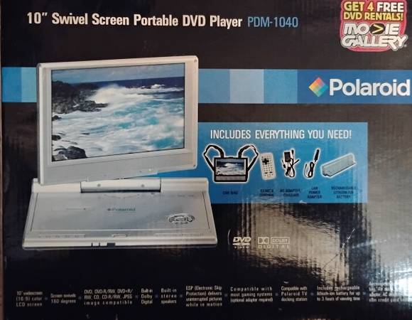 Polaroid 10" DVD Player (never opened) 1