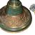 Gorgeous Retro Mid Century/MCM Brass & Green Tall Floor Lamp Asian Sty 3 thumbnail
