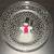Set 6 Vintage BODUM Clear Glass 12.5"D Snowman Plates Winter Decor, France 2 thumbnail