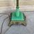 Beautiful antique brass and faux Jade floor lamp. 5 thumbnail
