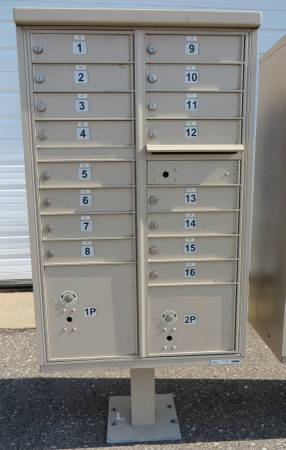 SALSBURY MAILBOX CLUSTER (16 DRAWER) 1