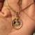 23 Inch Italian 18K Yellow Gold Necklace with Butterfly Pendant 1 thumbnail