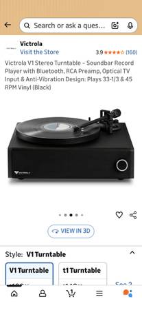 Victrola V1 Turntable 1