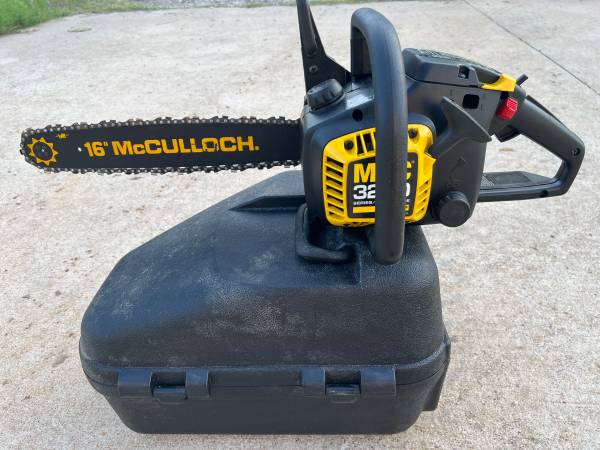 16” like new McCulloch chainsaw 1