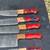 Beautiful custom-made Damascus, steel olive wood, and other material handle 5 pi 3 thumbnail