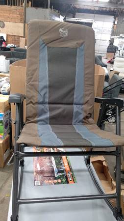 TIMBER RIDGE Foldable Padded Rocking Chair for Outdoor, High Back 1