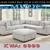 3 piece sectional sofa, 2 armchair, u shape sofas, sectional sofas 20 thumbnail