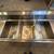 3 bowl sink w/ drainboards, waste drain valves, & wood cabinet 7 thumbnail