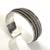 VTG NA Sterling Silver 7 Row Twisted Rope Cuff Bracelet Size 7" 3 thumbnail