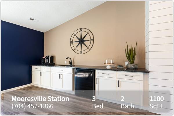 $1,327 / 3br - 1100ft2 - Beautiful 3 Bed / 2 Bath Layout, Tons of Light. Call for a Tour! (Mooresville)63925335543426121
