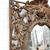 Vintage Antique Victorian Ornate Iron Brass Mirror 3 thumbnail