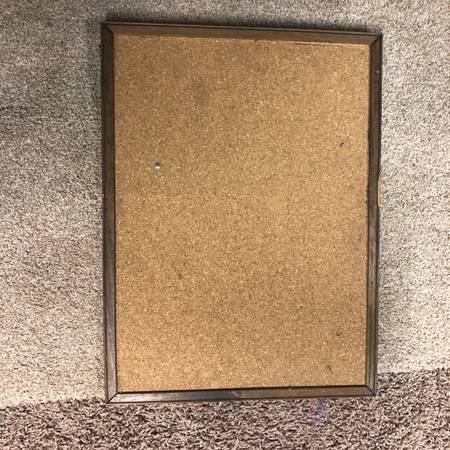 Framed cork board 1