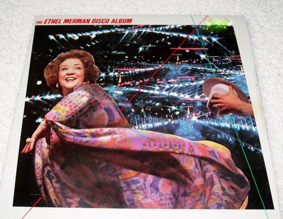 RARE Ethel Merman Disco Album - vinyl 33 record album 1