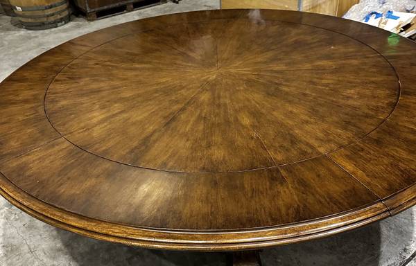 Therien Studio Workshop Mahogany Volute Dining Table with Leaves 1