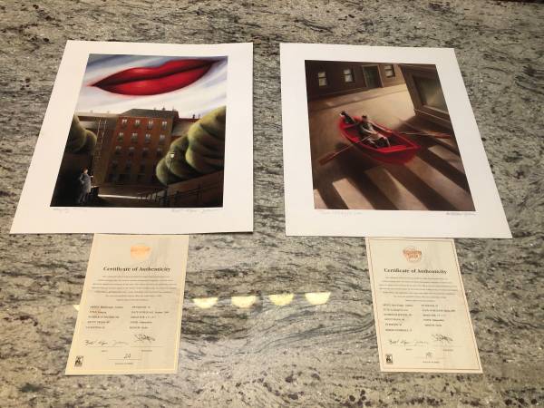 Berit Kruger Johnsen Hand Signed Limited Edition Giclee Art 1