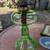 Uranium Glass Oil Lamp Antique Vaseline 2 thumbnail