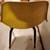 3 Vintage Fiberglass Mid Century Modern Yellow Chairs 5 thumbnail