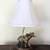 Vintage Brass Elephant Lamp with Wooden Base 7 thumbnail